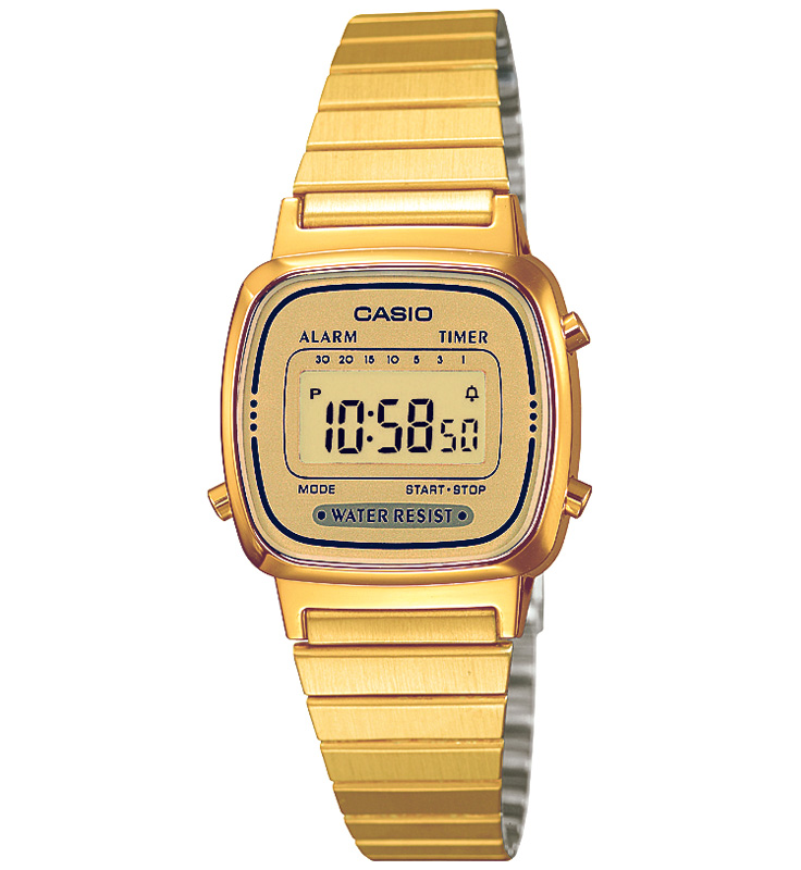 Casio Collection Damenuhr LA670WEGA-9EF Retrouhren