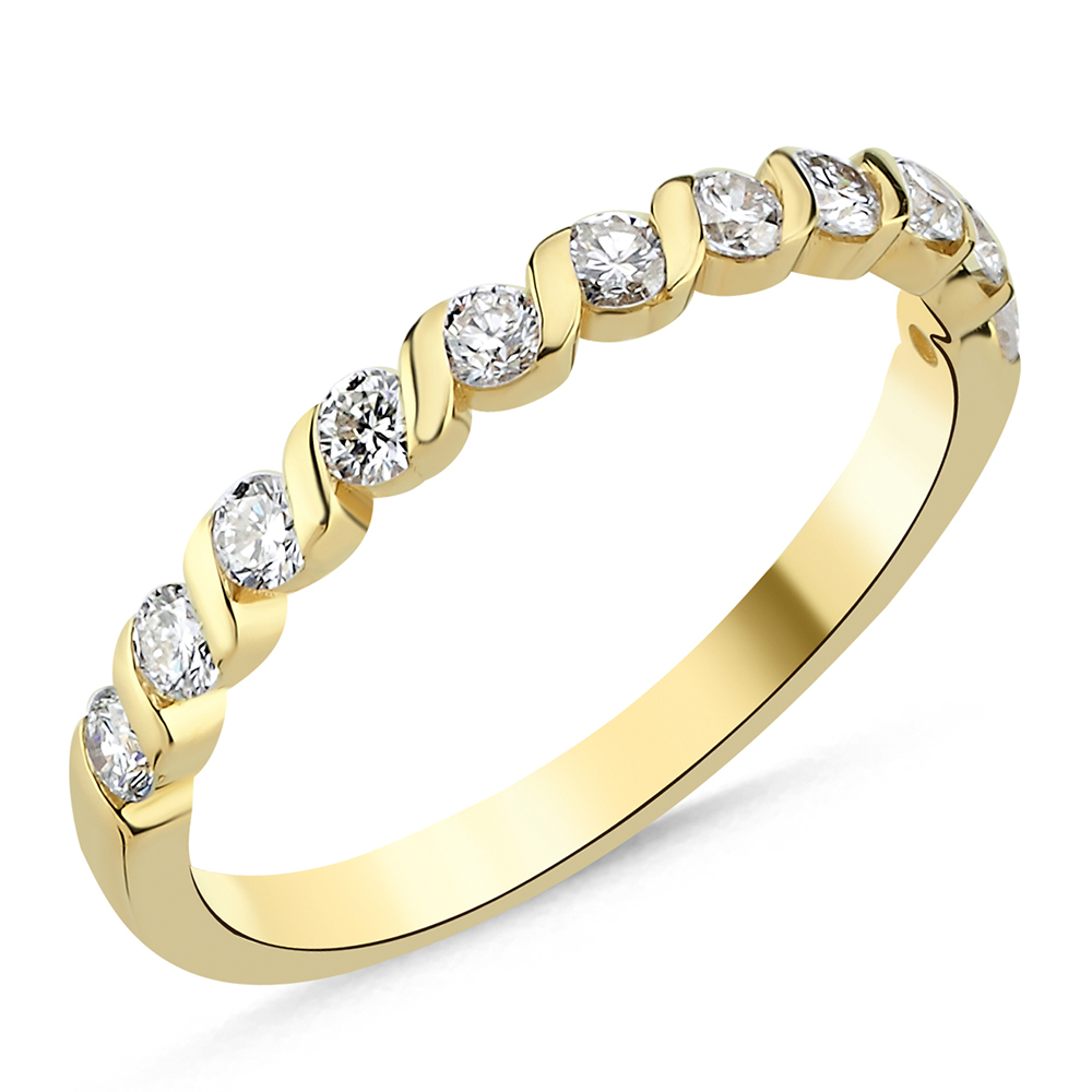 Memoire Eternity Ring 585/- Gold 0,56ct. Brillanten Kopie