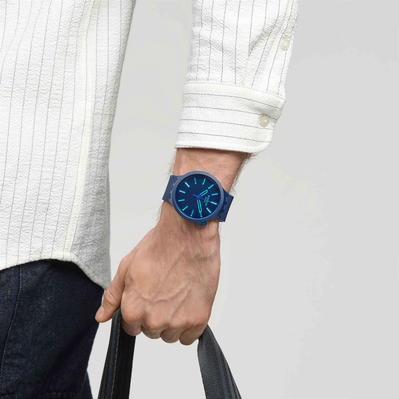 Swatch Indigo Glow SB05N113