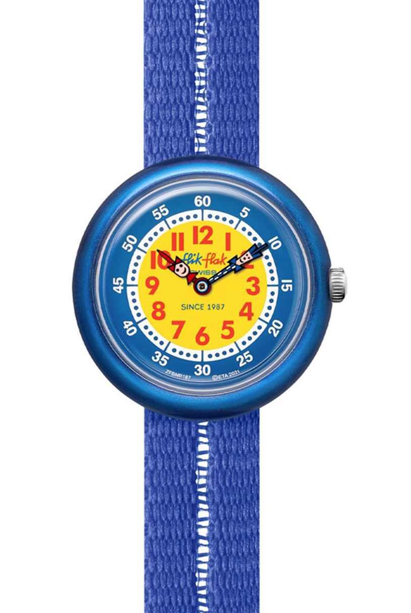 FLIK FLAK Retro Blue Kinderuhr