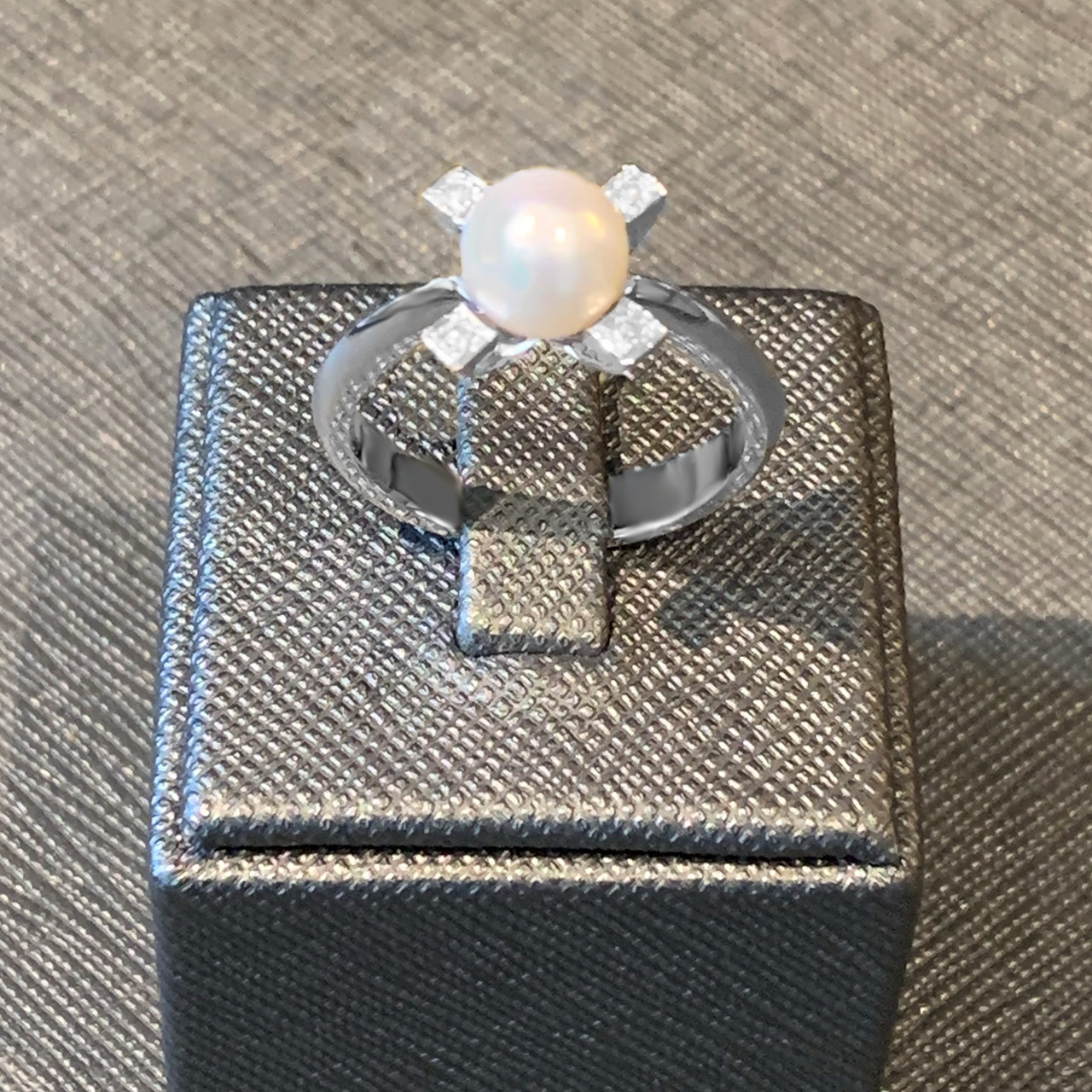 Diamant Perlen Damen Ring aus 585/- Gold EXPR4003