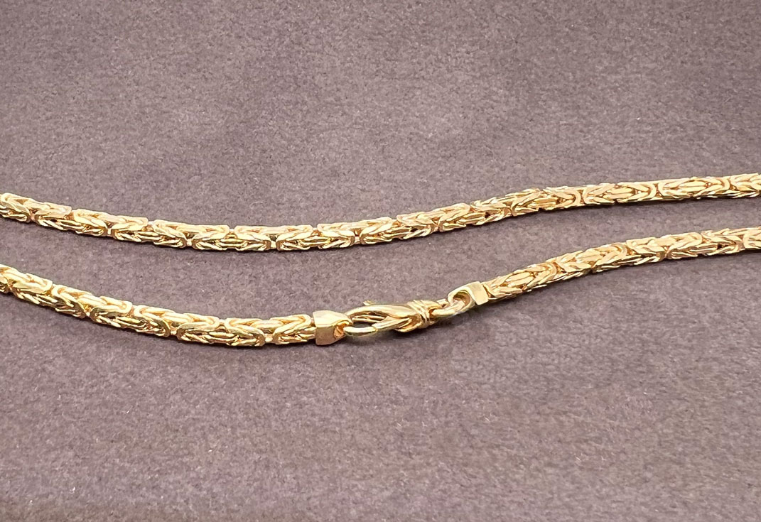 Königskette 2,0mm Goldkette massiv 585 Gelbgold KT0036