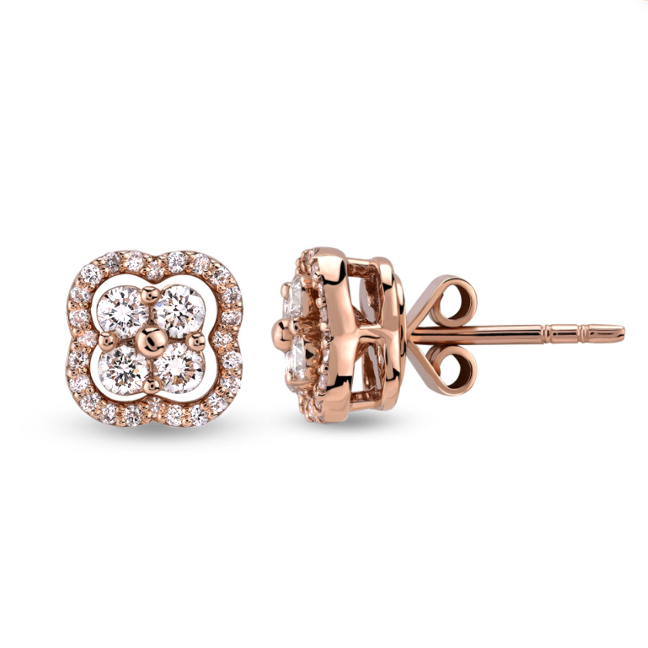 1O621BSNAyYDzD Brillant Ohrstecker 750/- Roségold EXE4068