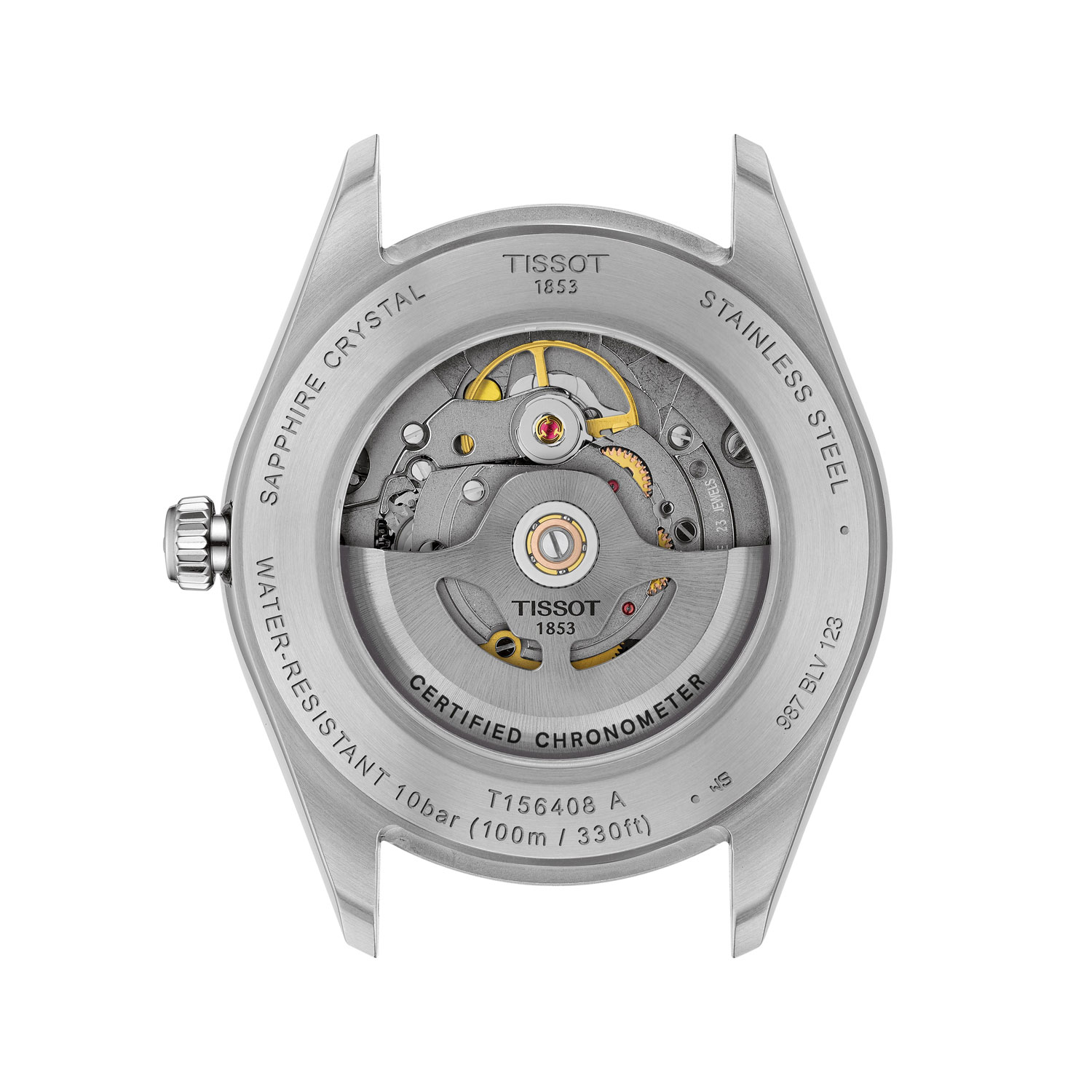 TISSOT Ballade 39mm Powermatic 80 COSC T156.408.11.033.00