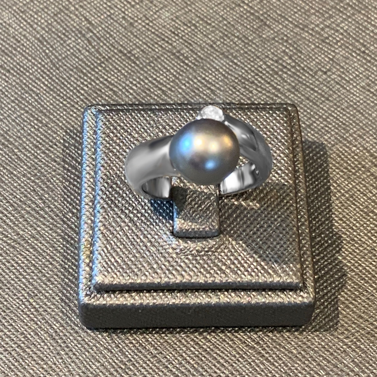 IMG_6558 Diamant Taiti Perlen Damen Ring aus 585/- Gold EXPR4011