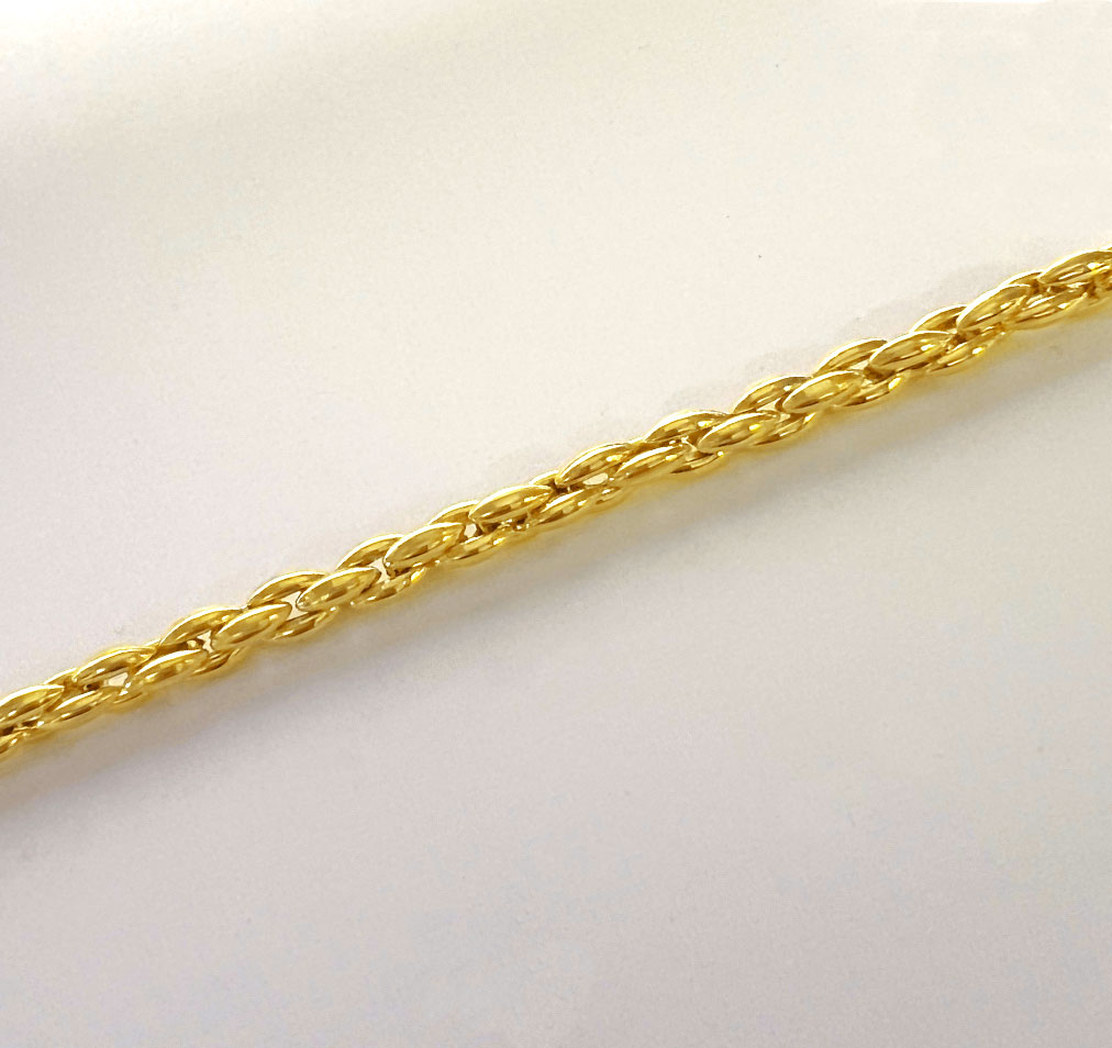 Ankerkette Oval Form 5,5mm Goldkette 585 Gelbgold KT0027