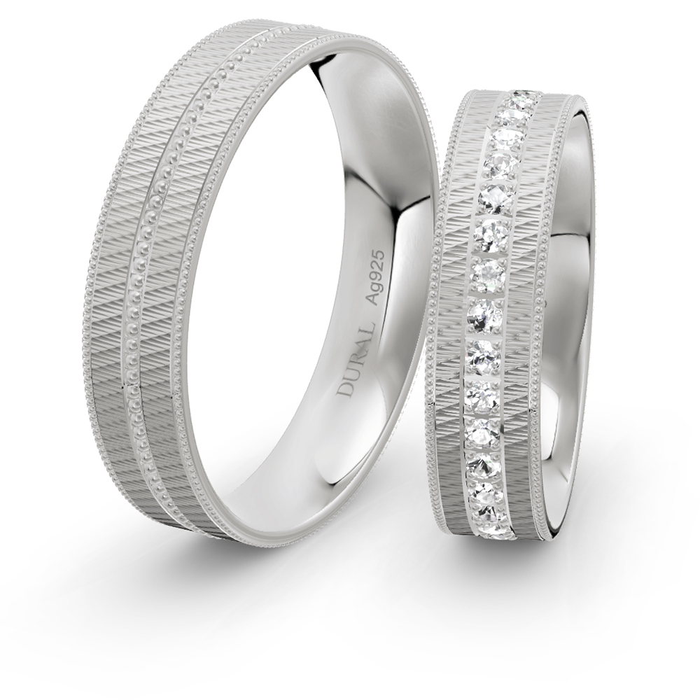 Trauringe 5,0 mm 925 Silber Trauringe 5,0 mm 925 Silber