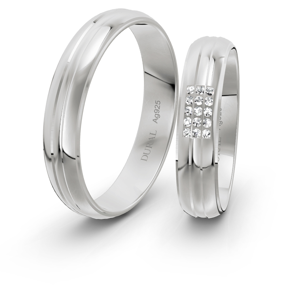 Trauringe 4,5 mm 925 Silber Trauringe 4,5 mm 925 Silber