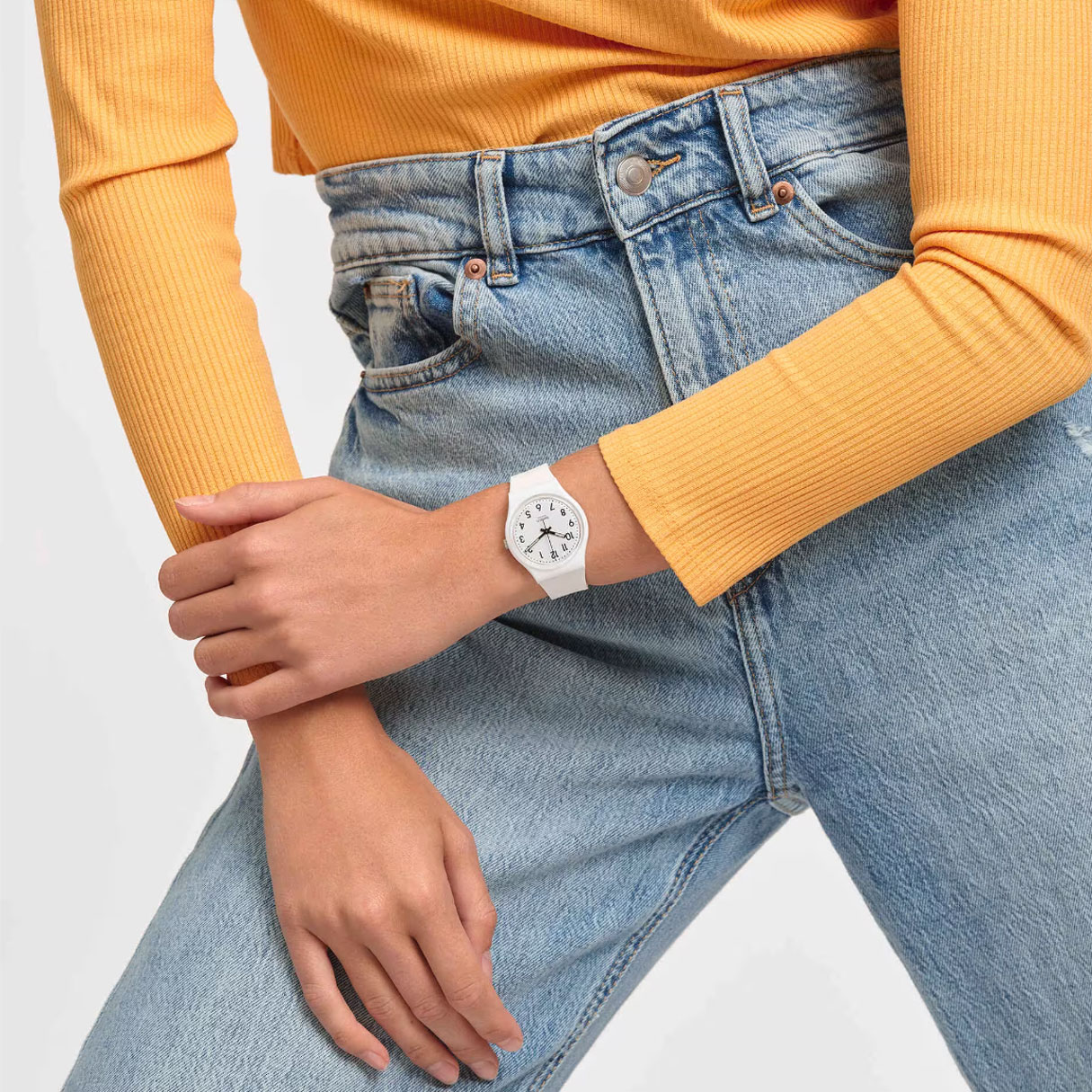 Swatch Just White Soft SO28W107-S14
