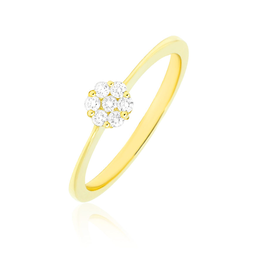 RD9015 585/- Goldgold Ring mit Brillant RD9015