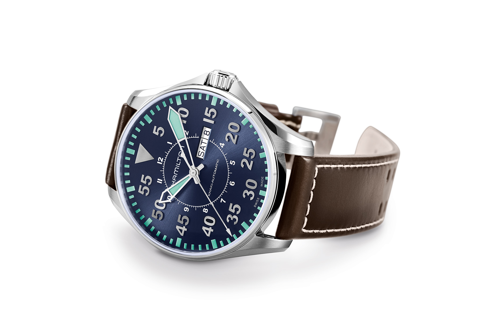 HAMILTON Khaki Aviation Pilot Auto Herrenuhr H64715545