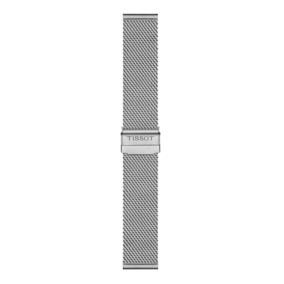 Original Tissot Edelstahl Milanaiseband 22mm Silber T852049989