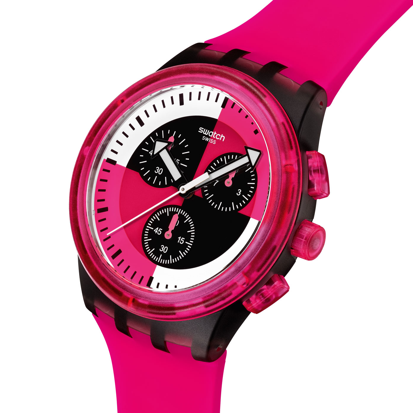 Swatch Fuchsia Lines SUSB110