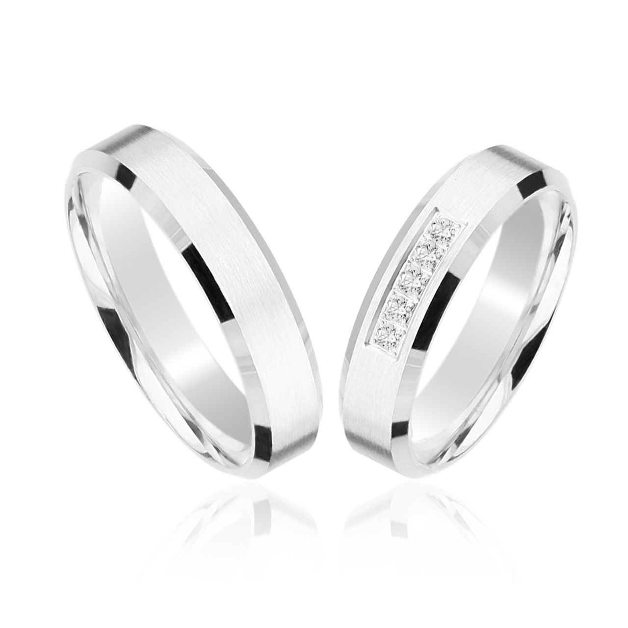 Silber Freundschaftringe, Eheringe aus 925er Silber