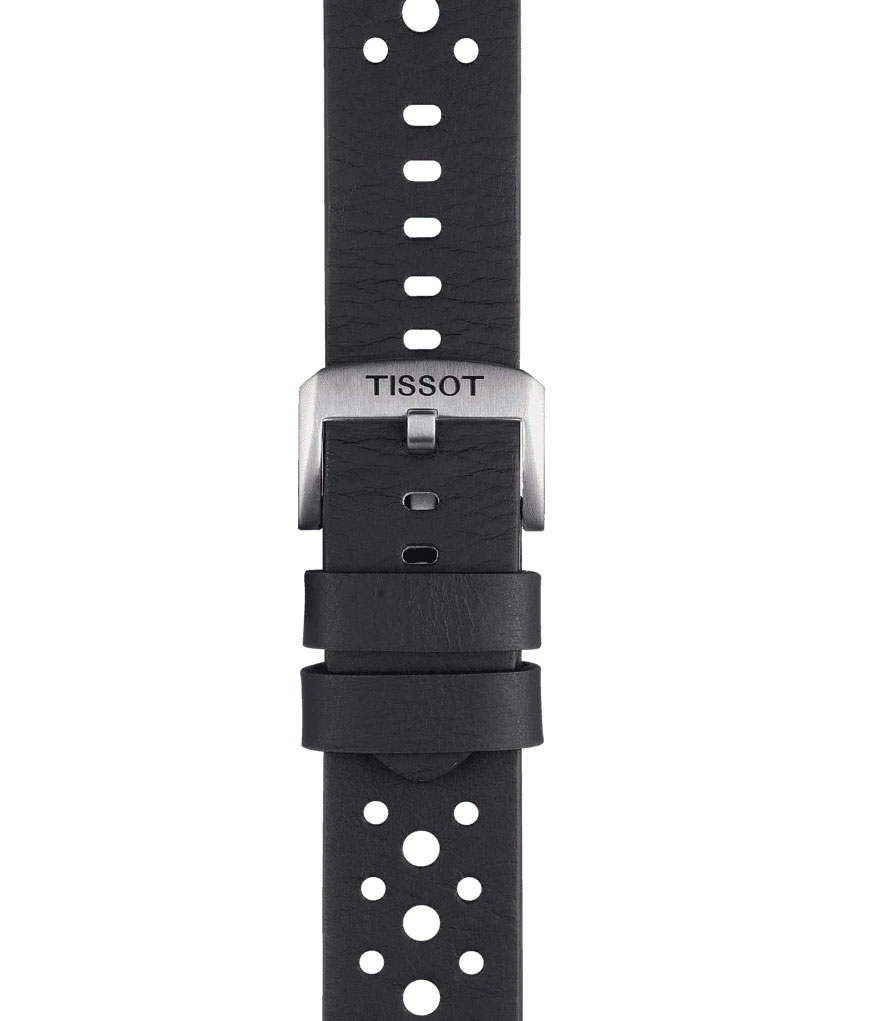 Original Tissot Lederarmband 22mm Schwarz T852.046.810