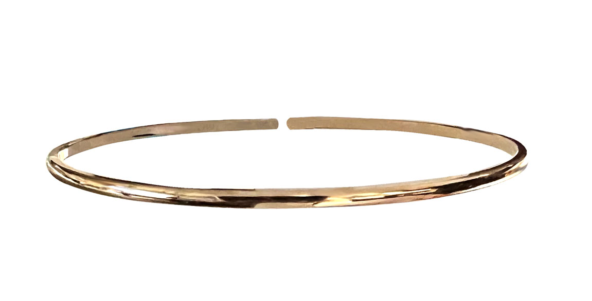 Armreif Schlichter Gold Armreif 585/- Gelbgold AR1000