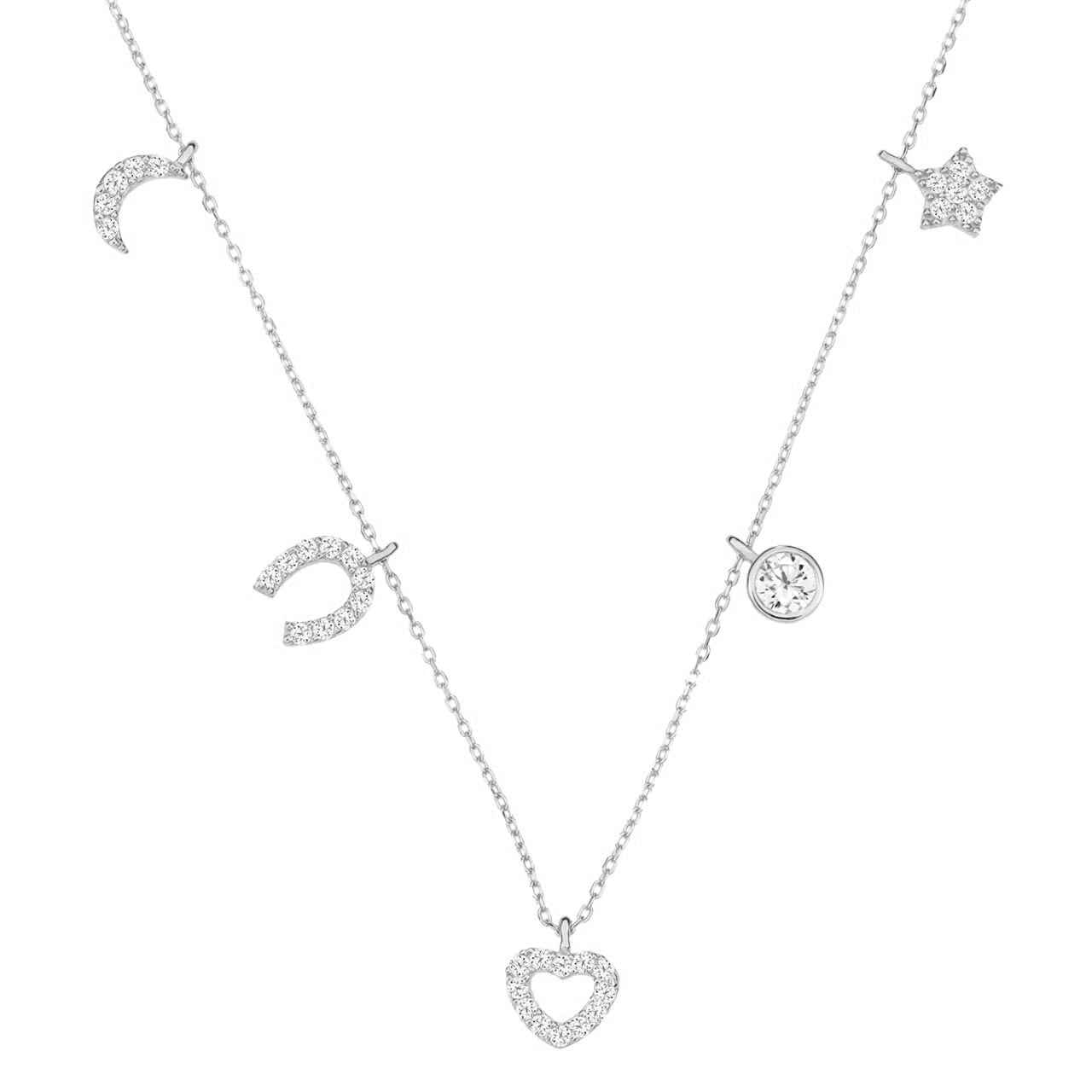 Goldkette Collier mit Anhängern