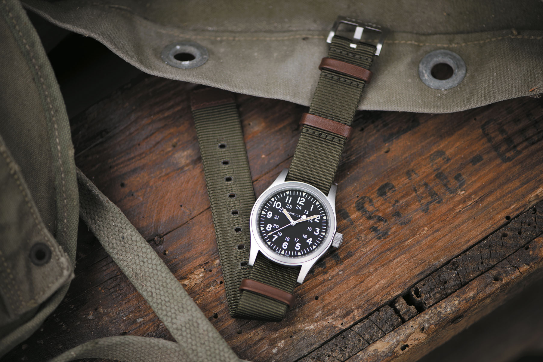 HAMILTON H69439931 Khaki Field Mechanical Herrenuhr