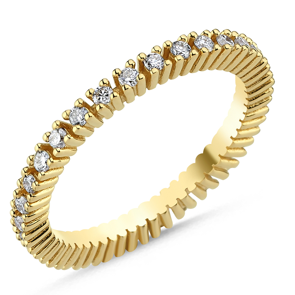 Memoire Eternity Ring 585/- Gold 0,40ct. Brillanten Kopie