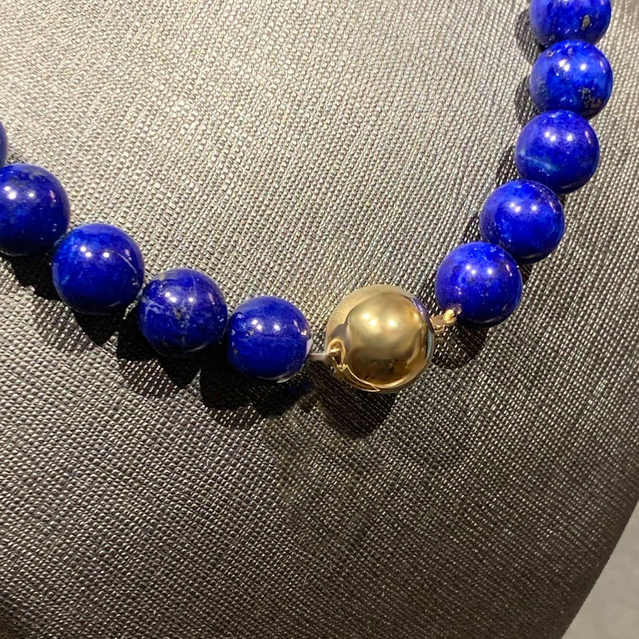 Lapislazuli Collier aus 585/- Gold EXPC4011