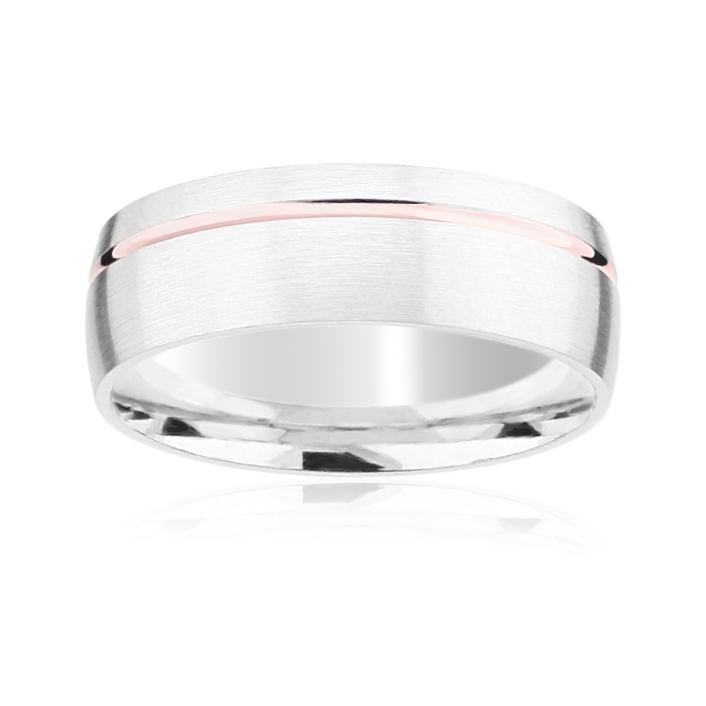 RN15019H57d6dd4257add Silber Freundschaftring, Ehering aus 925er Silber