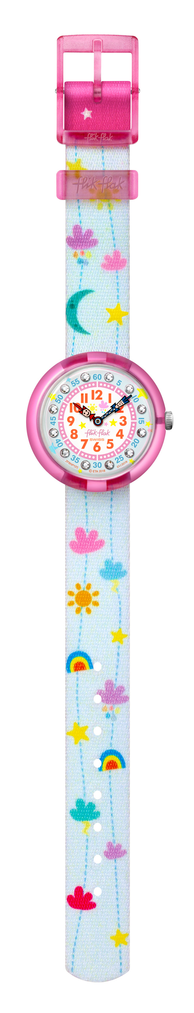 FLIK FLAK Hanging Clouds Kinderuhr FBNP120