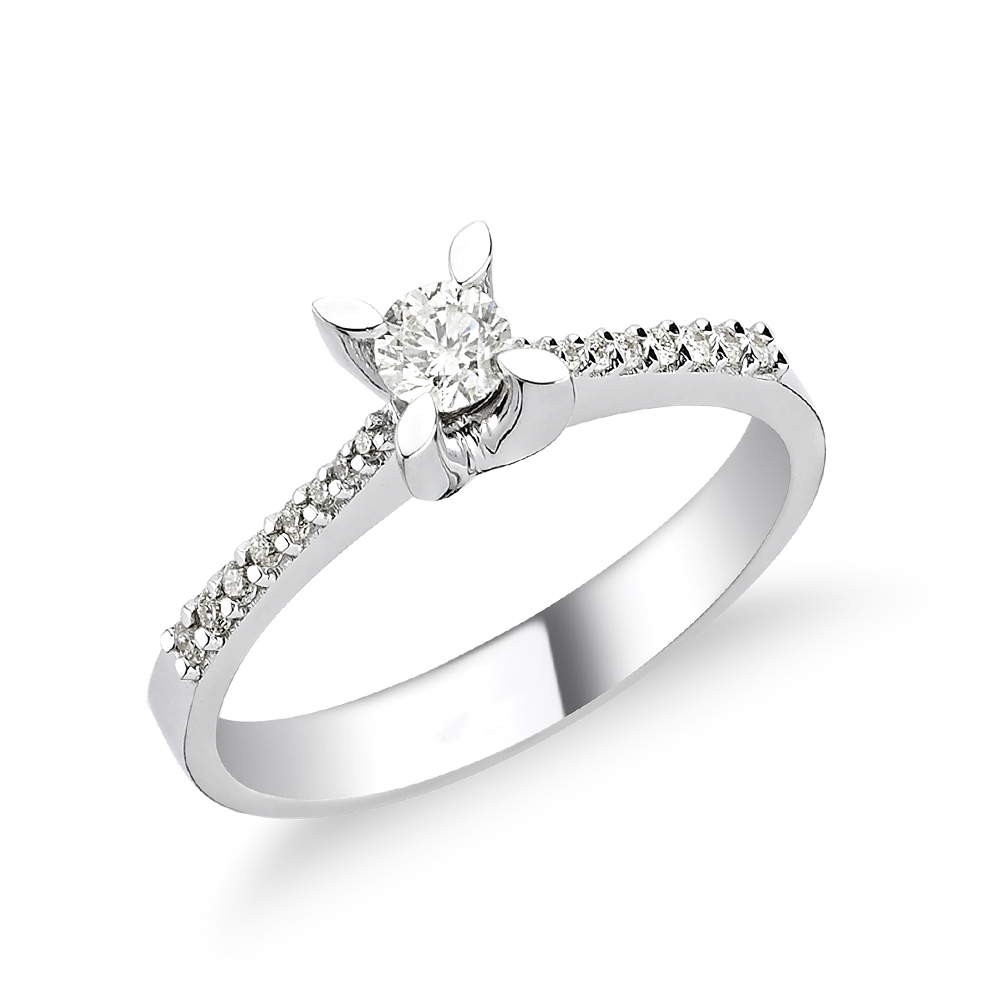 Ringwn5OeA5dMIrNI Solitär Brillant Ring 585/- Weißgold EXR4248
