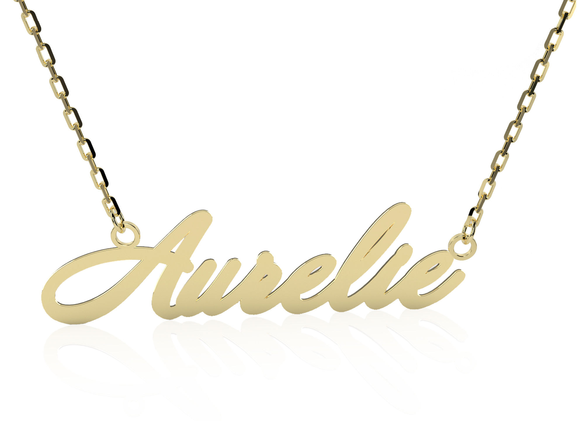 Aurelie Emotions Namenskette Oceane 585 Gold AEN107 585/- Gelbgold
