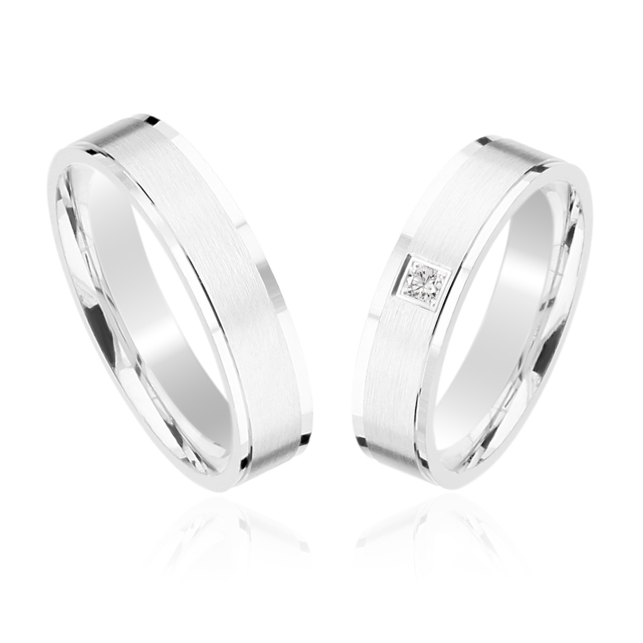 Silber Freundschaftringe, Eheringe aus 925er Silber