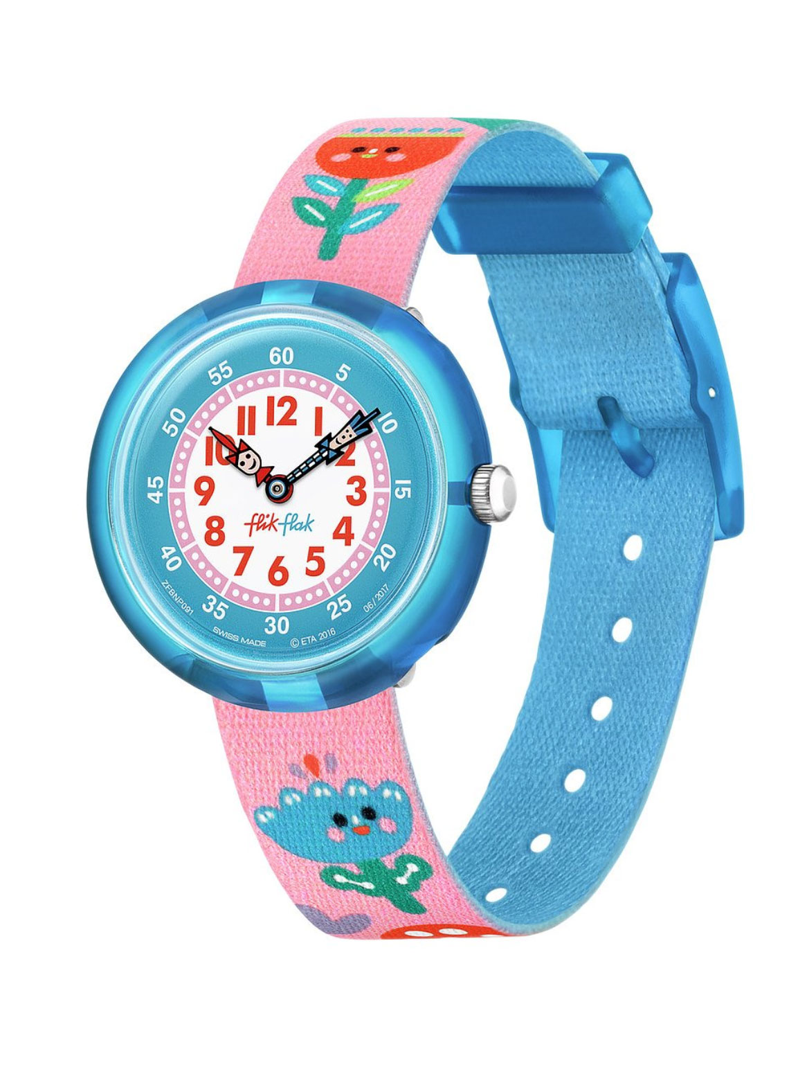 FLIK FLAK Once and Floral Kinderuhr FBNP091C