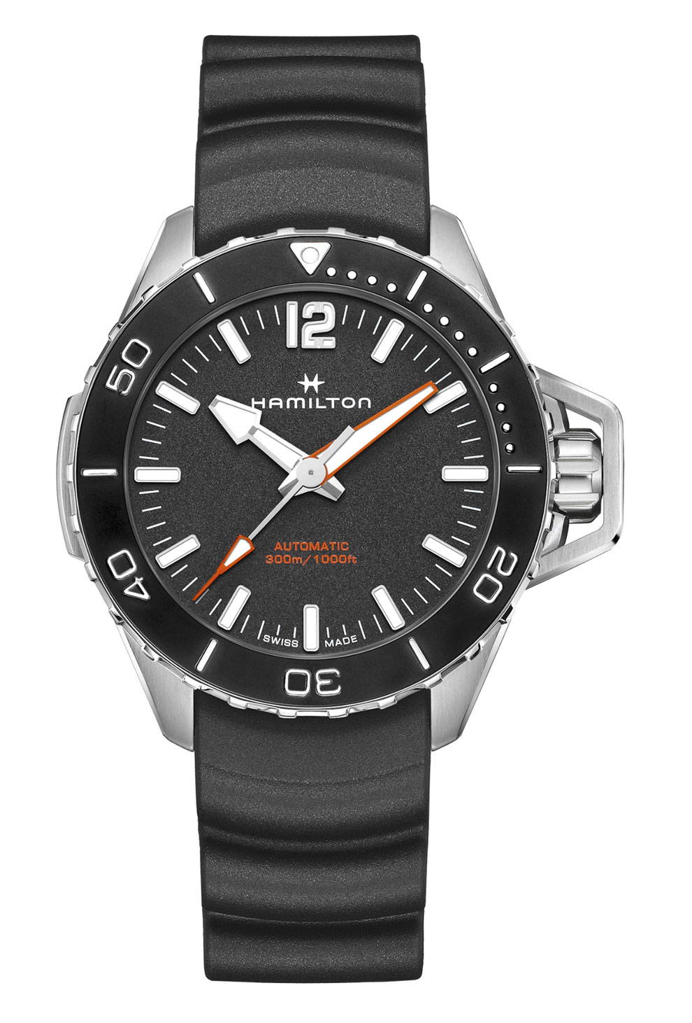 HAMILTON Khaki Navy Frogman Auto Herrenuhr H77825330