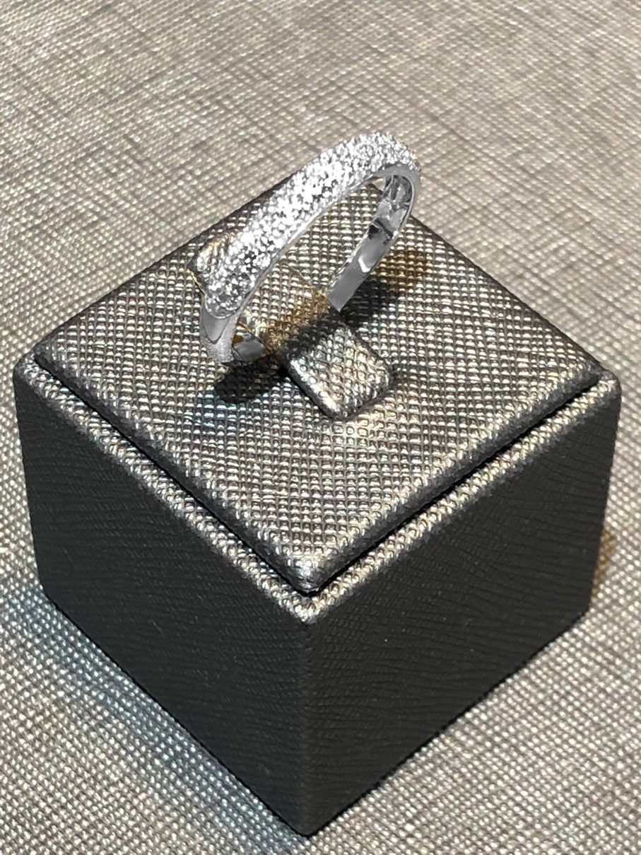 Pavé Diamantring 750/- Weißgold EXR4072