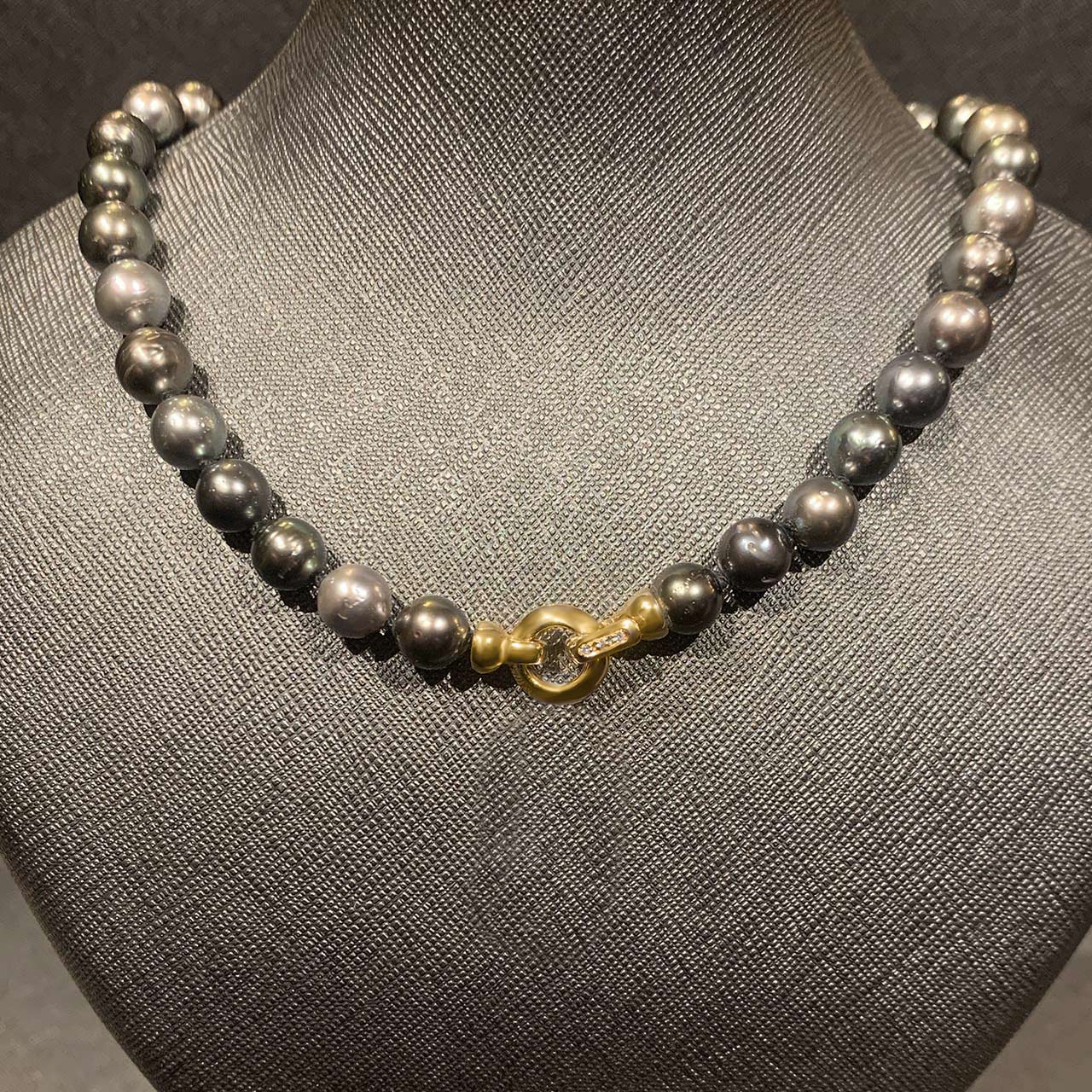 Taiti Perlen Collier aus 585/- Gold EXPC4025