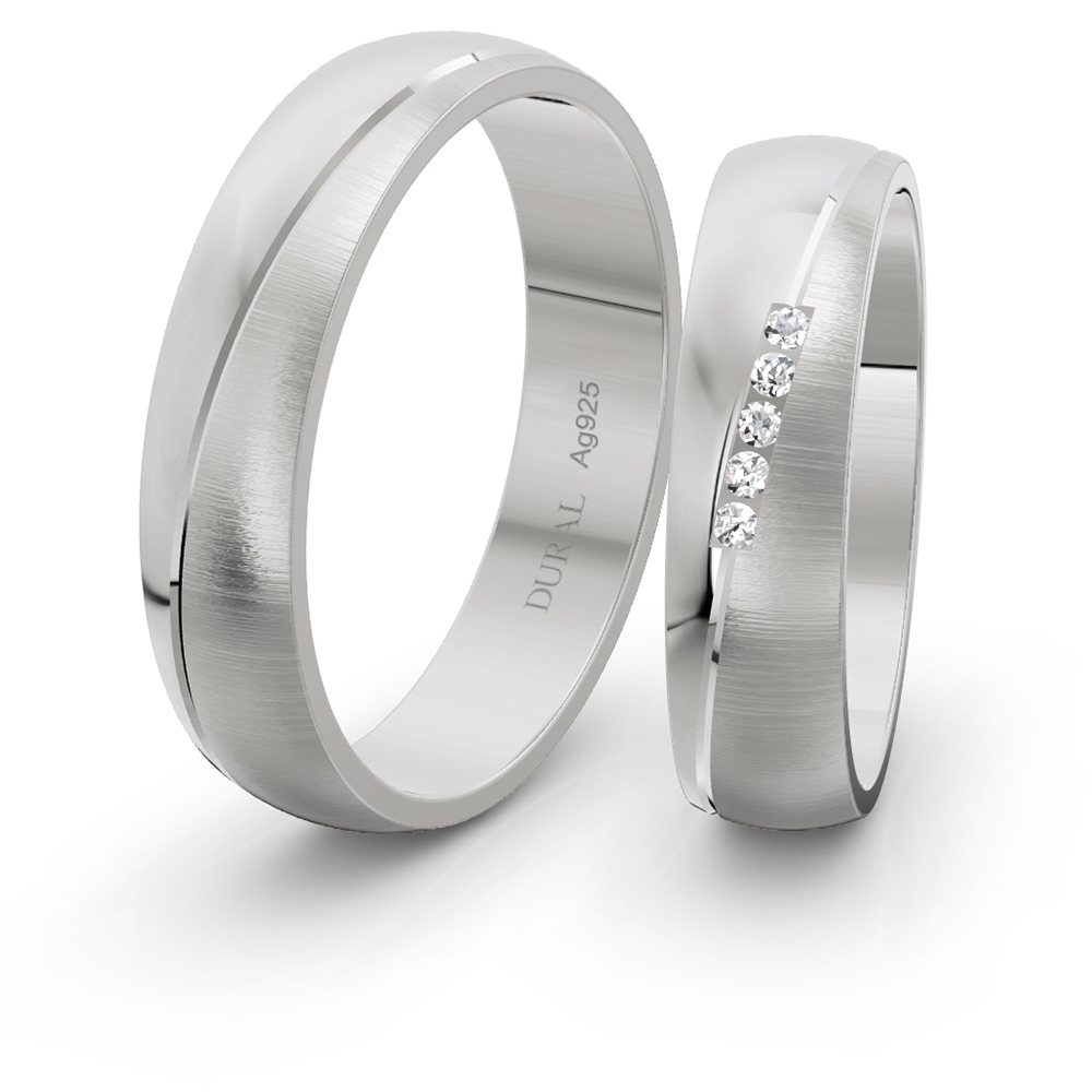 Trauringe 5,0 mm 925 Silber Trauringe 5,0 mm 925 Silber