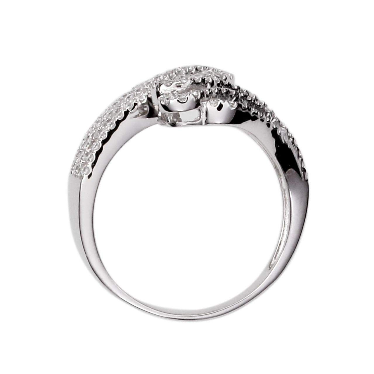 Damenring 925er Silber mit Zirkonia