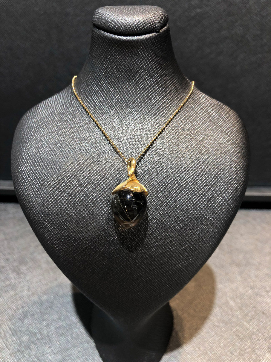 Quarz Anhänger aus 585/- Gold EXP4003