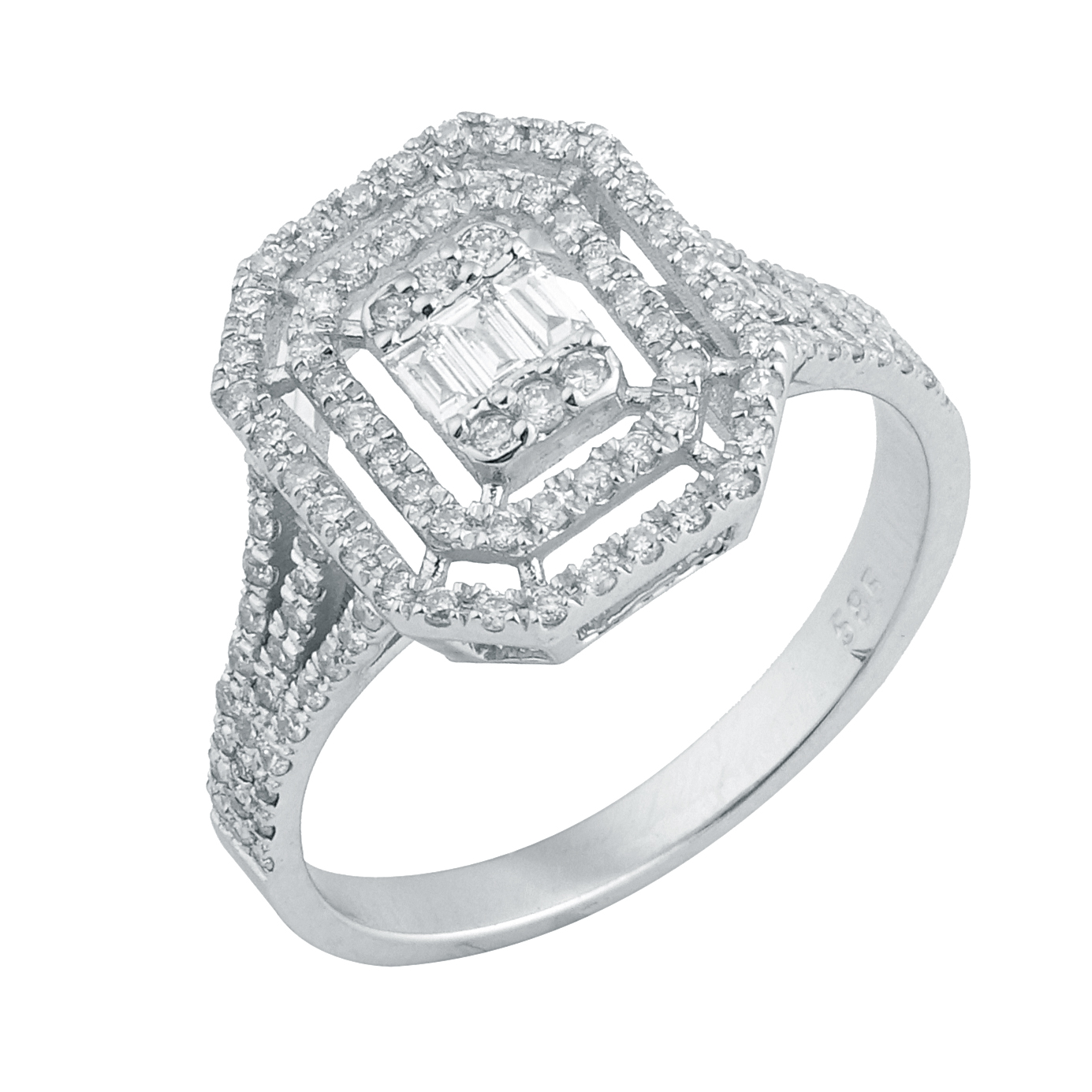 Brillant Ring 585/- Weißgold EXR4213