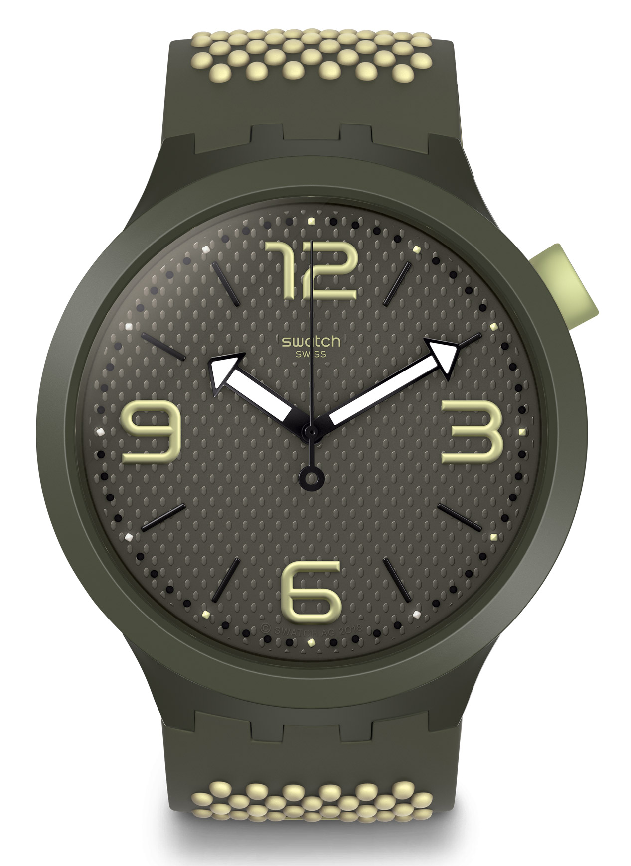 Swatch BBBlanco SO27M102 Unisexuhr Originals Big Bold