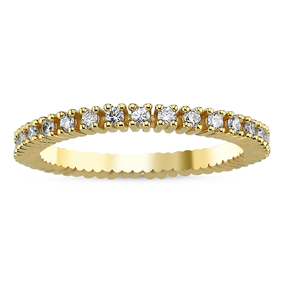 Memoire Eternity Ring 585/- Gold 0,40ct. Brillanten Kopie