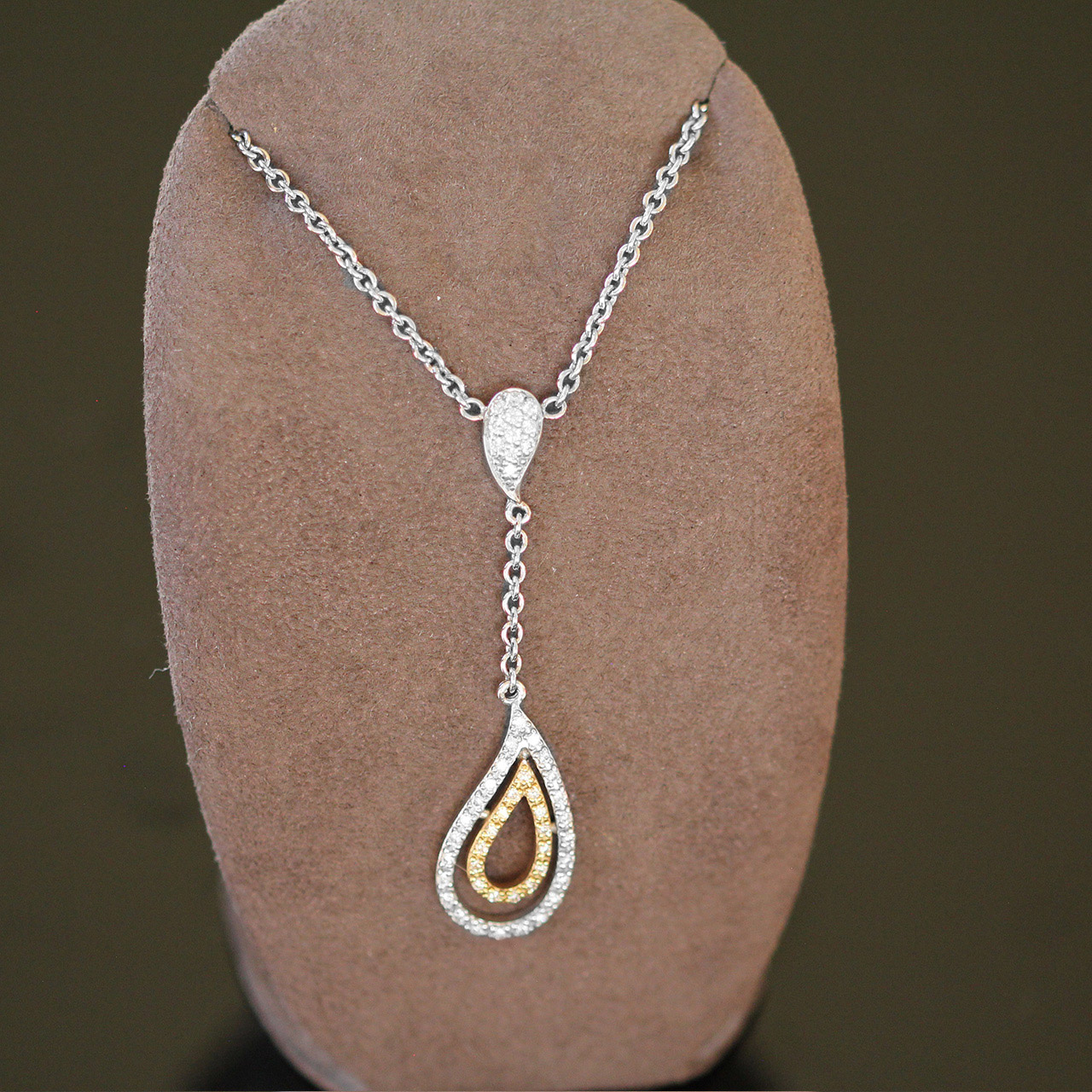 Designer Brillant Collier aus 750/- Gold EXC4064