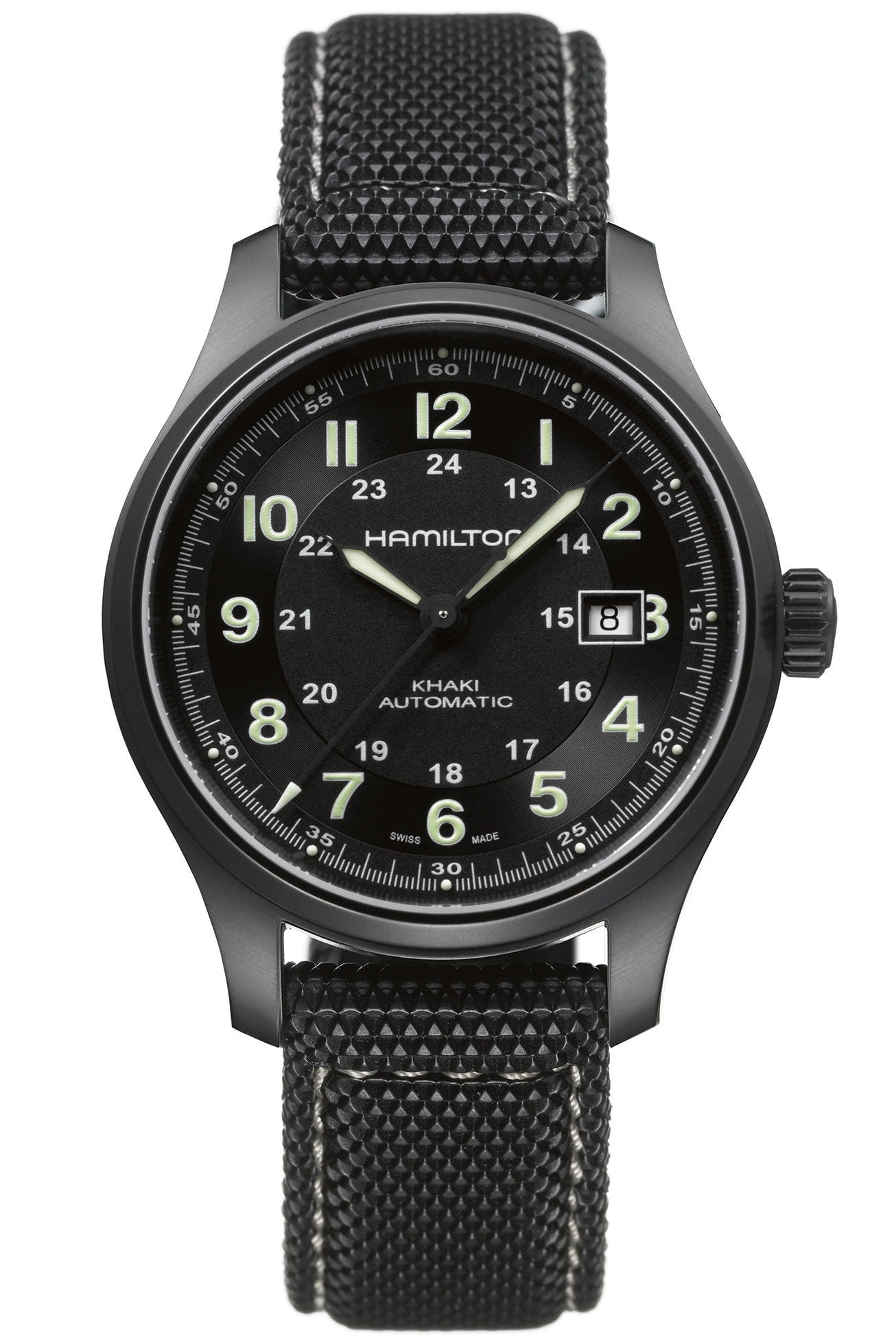 Shopbild HAMILTON Khaki Field Titanium Auto Herrenuhr H70575733