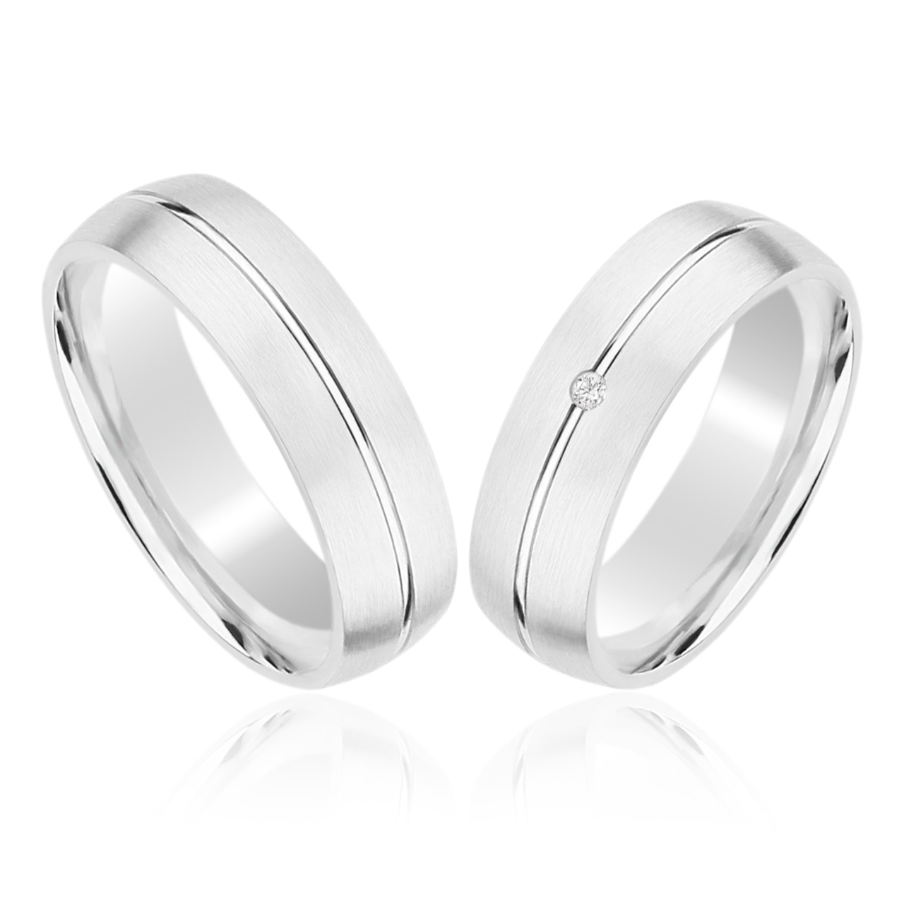 Silber Freundschaftringe, Eheringe aus 925er Silber