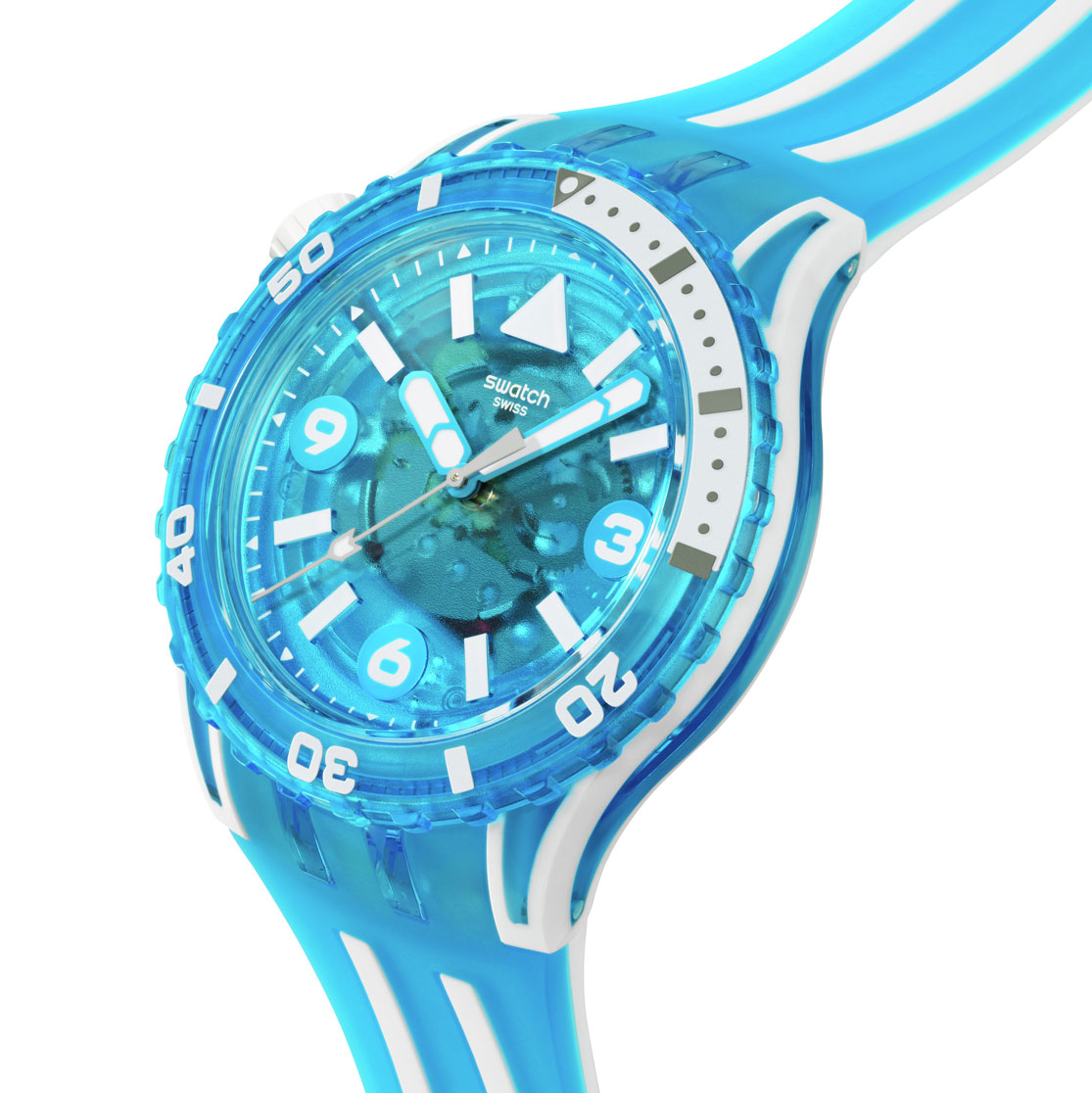 Swatch Blue Fire SSCU09S100