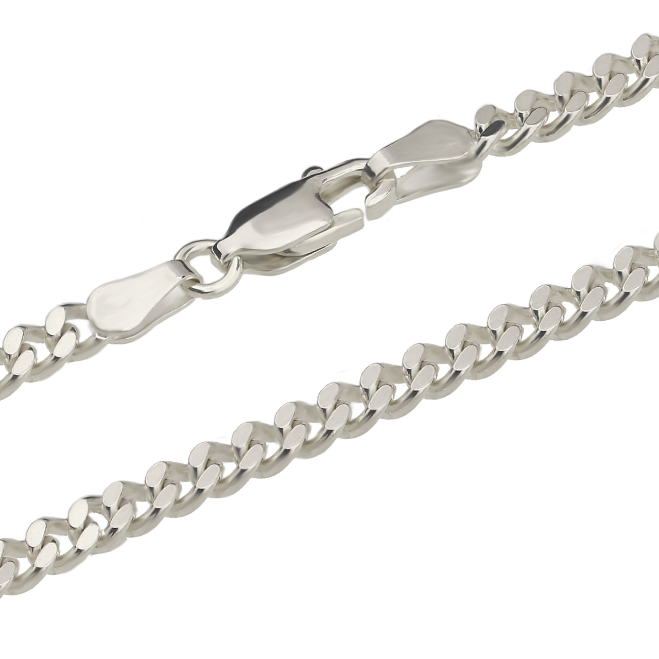Panzerkette 3,2mm massiv 925 Sterling Silber KTS0021 45,0 cm