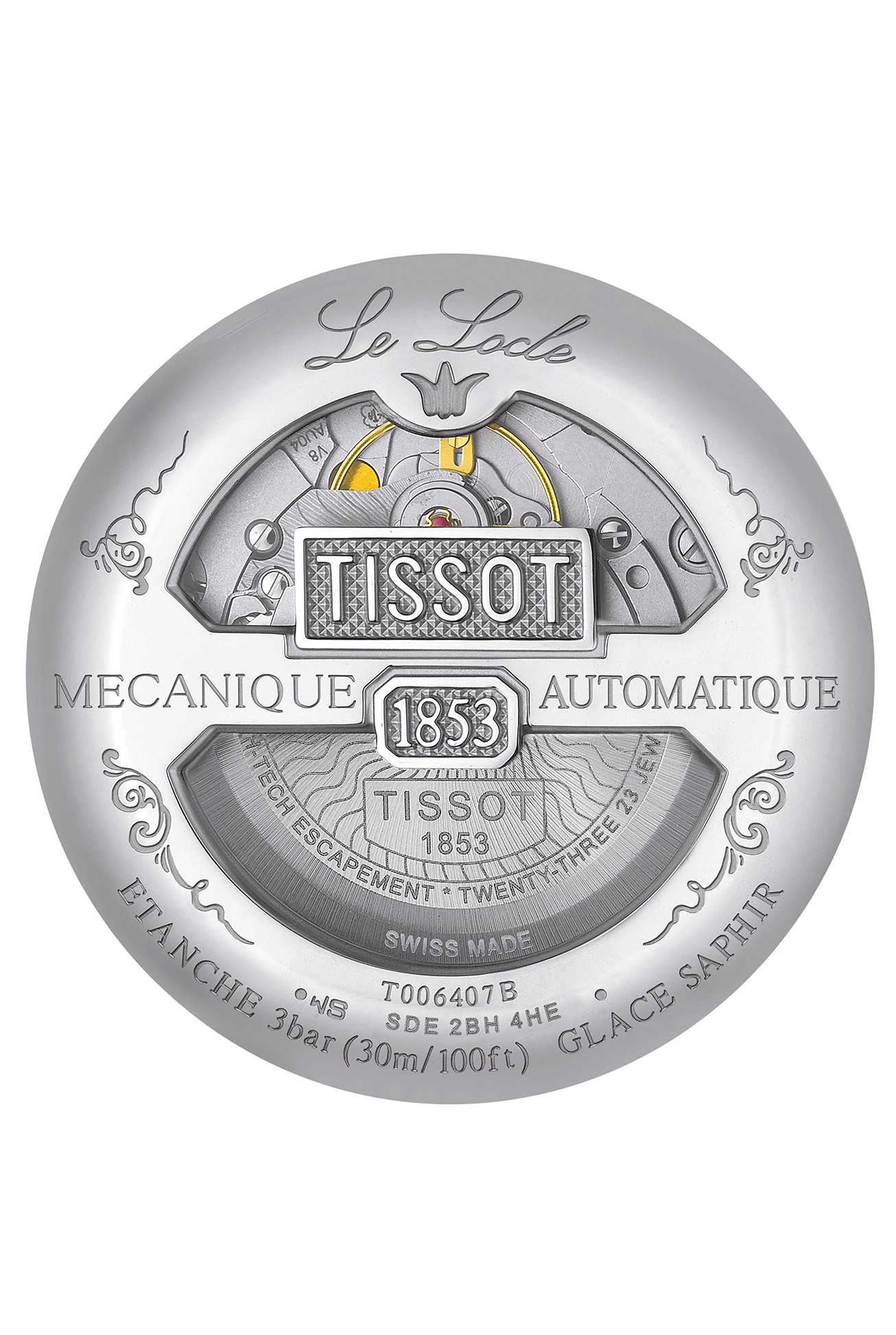 TISSOT Le Locle Powermatic 80 Herrenuhr T006.407.11.053.00
