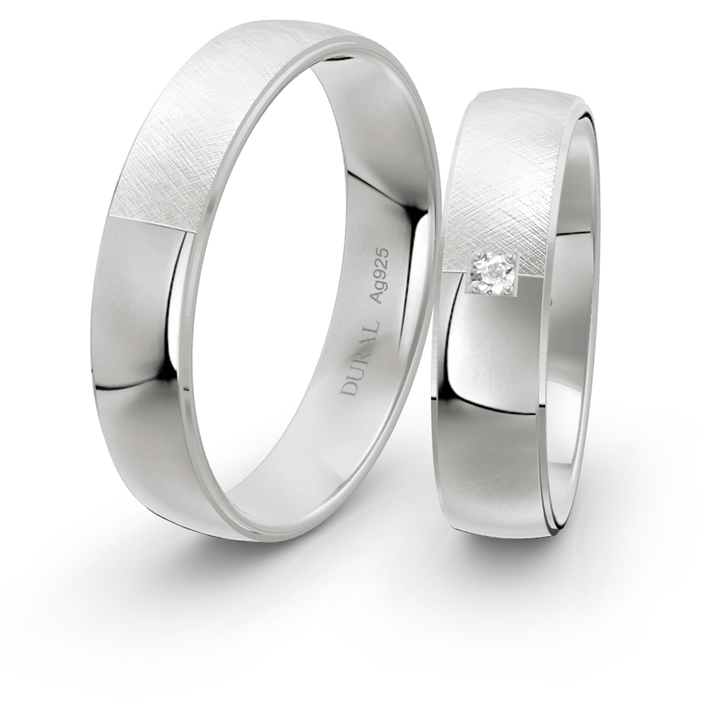 Trauringe 5,0 mm 925 Silber Trauringe 5,0 mm 925 Silber