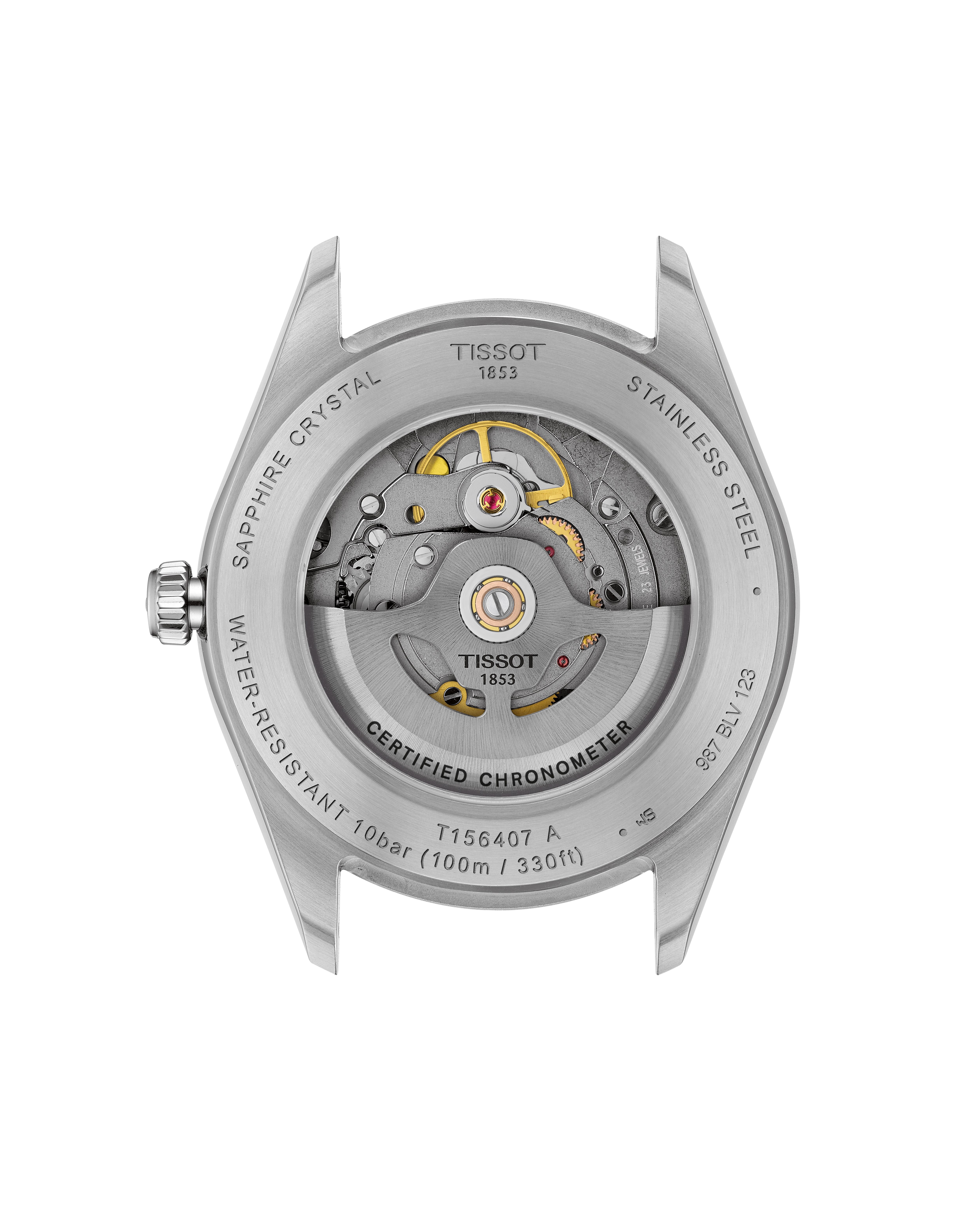 TISSOT Ballade 39mm Powermatic 80 COSC T156.408.22.033.00