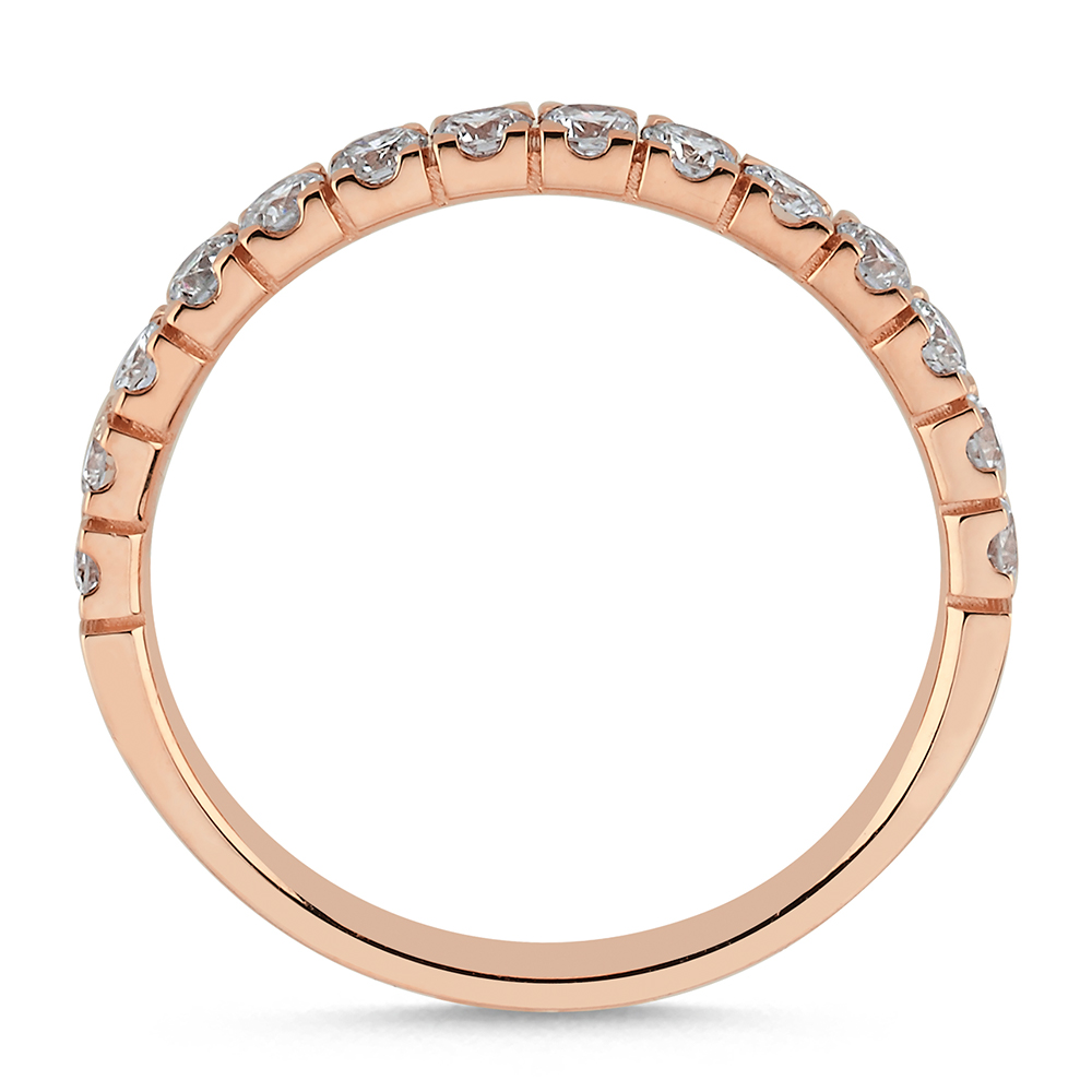 Memoire Eternity Ring 585/- Gold 0,56ct. Brillanten