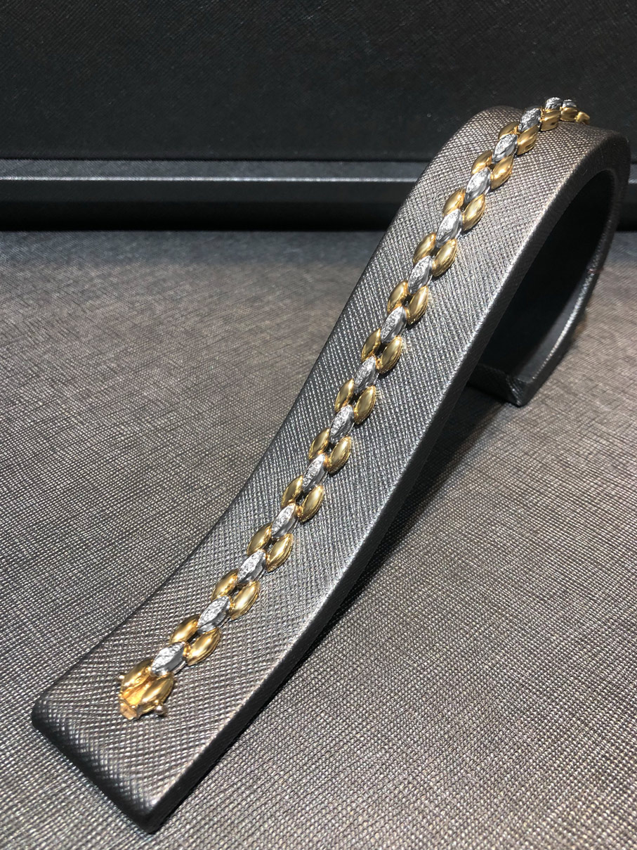 0,54ct. Brillant 750/- Gold Damen Armband mit EXB4121