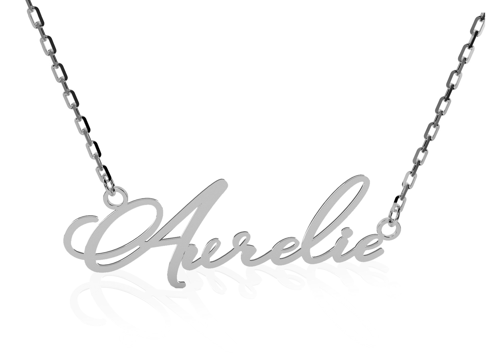 Aurelie Emotions Namenskette Chloé 925 Silber AEN105